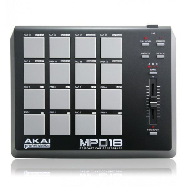 Akai Pro MPD18 | Controller Midi - SONOLOGY Toulouse